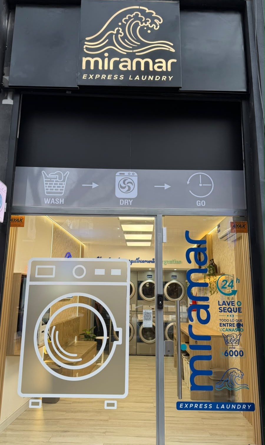 Frente de Miramar Express Laundry en Costa Rica 4778, Palermo